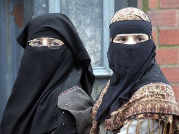 Mujeres con burka 