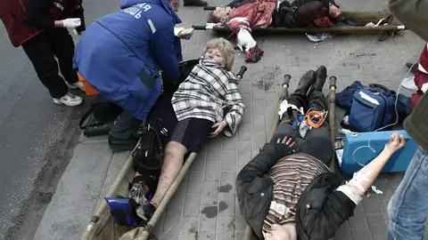 Al menos 11 muertos en una explosión en el metro de Minsk Al menos 11 muertos en una explosión en el metro de Minsk