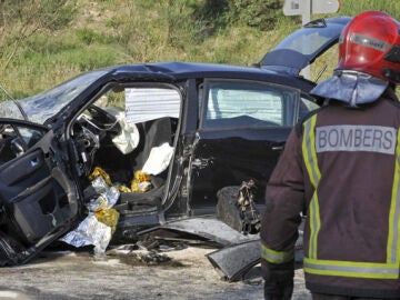 Accidente de tráfico en Girona Accidente de tráfico en Girona