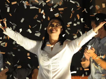 La candidata presidencial peruana Keiko Fujimori La candidata presidencial peruana Keiko Fujimori