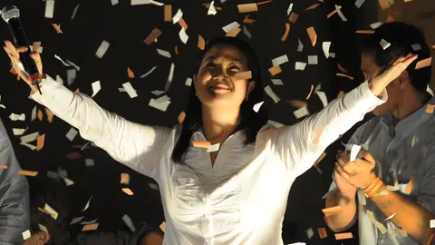 La candidata presidencial peruana Keiko Fujimori La candidata presidencial peruana Keiko Fujimori