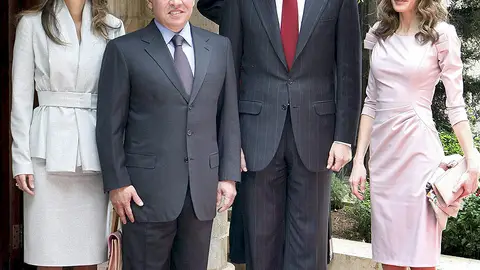 Los Príncipes de Asturias con los Reyes de Jordania Los Príncipes de Asturias con los Reyes de Jordania