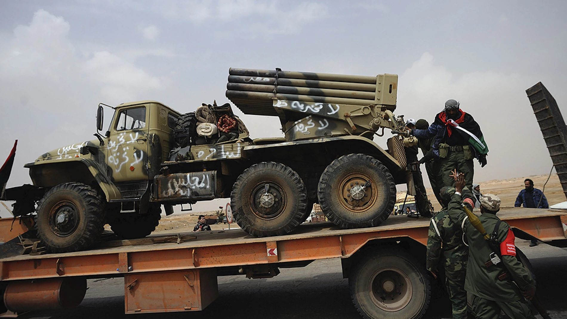 Rebeldes en Ajdabuya Rebeldes en Ajdabuya