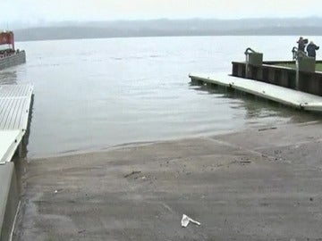 Lugar del parricidio en el río Hudson