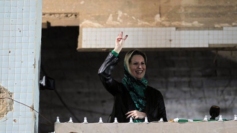 Aisha Gadafi, hija del mandatario