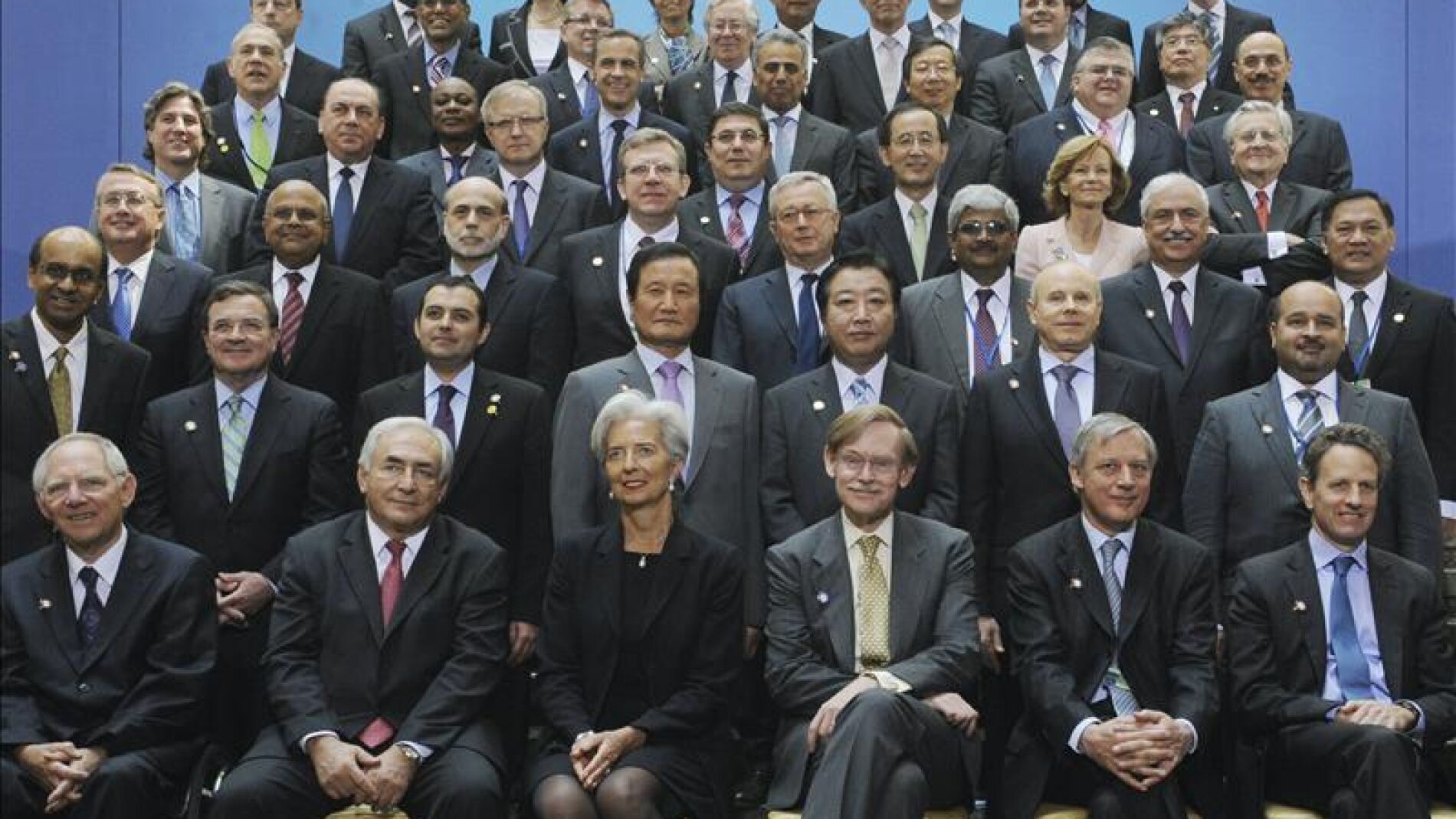 Foto de familia de la reuni&oacute;n del G-20