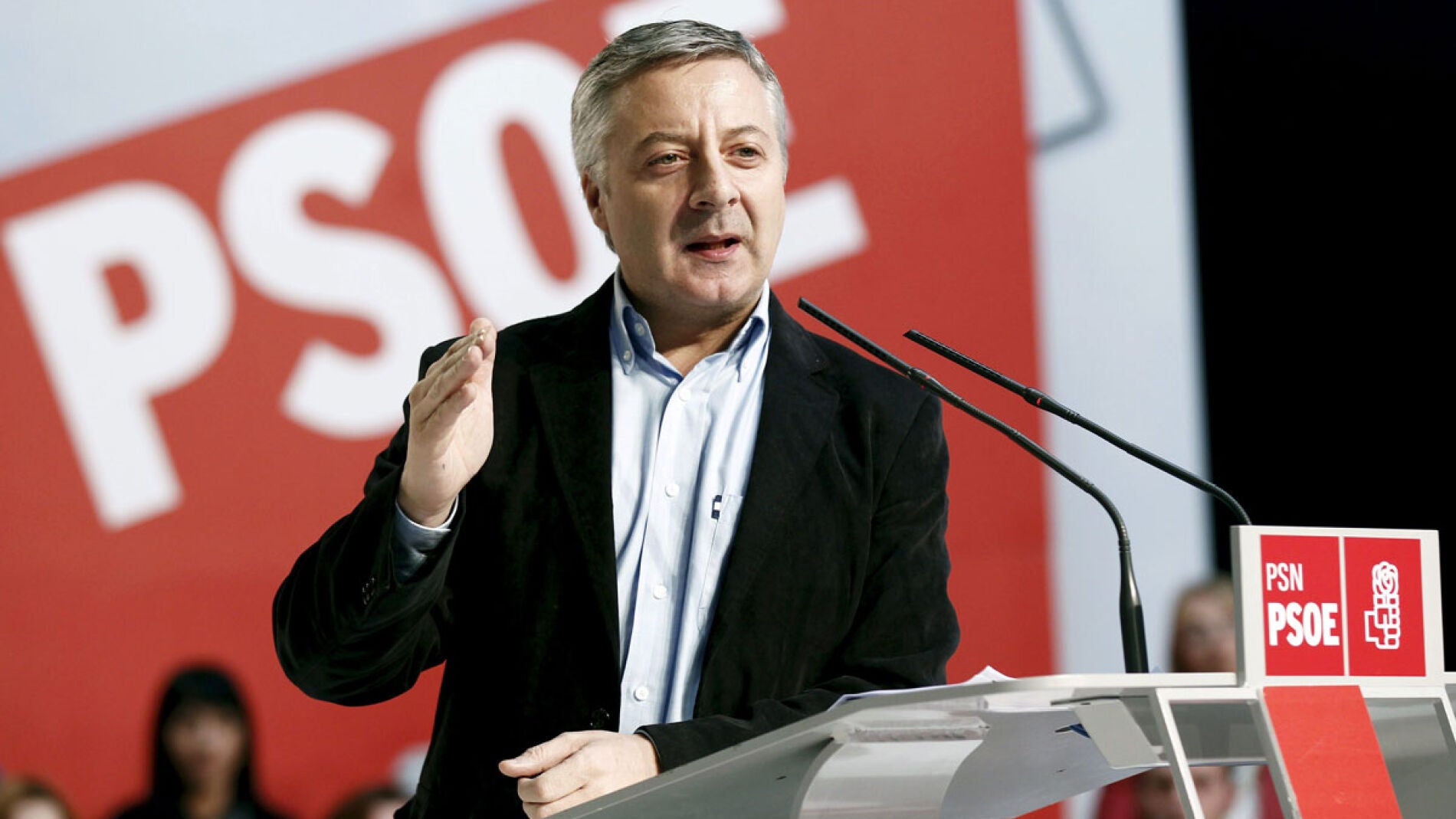 Blanco, en un acto en Pamplona