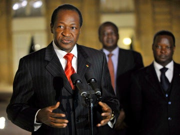 El presidente de Burkina Faso 