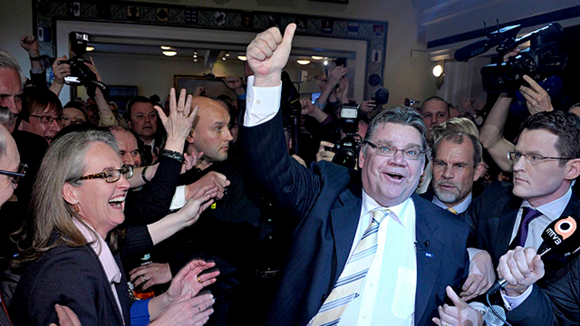 Timo Soini, líder del partido ultraderechista Verdaderos Finlandeses Timo Soini, líder del partido ultraderechista Verdaderos Finlandeses