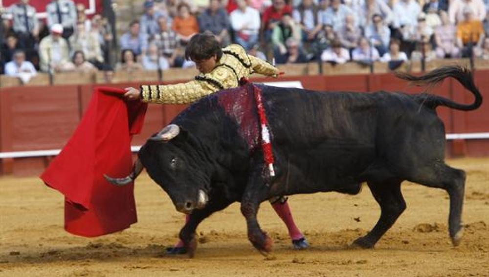 Antonio Barrera en la Feria de Abril