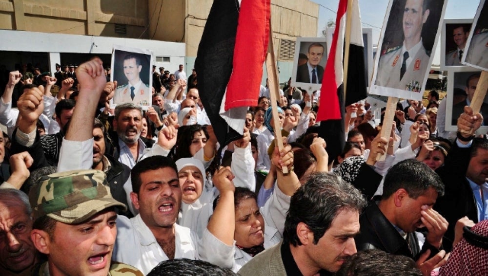 Protestas en Siria