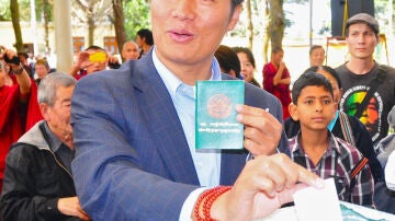 Lobsang Sangay, primer ministro del Tíbet