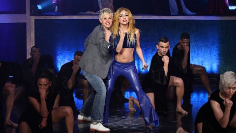Lady Gaga con Ellen DeGeneres
