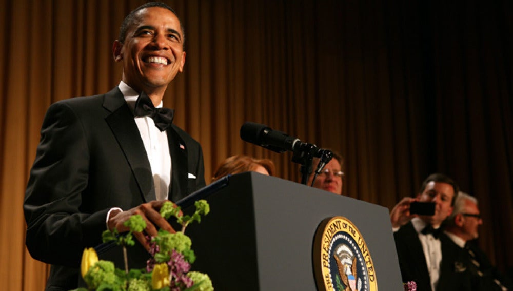 Barack Obama, en la cena de corresponsales