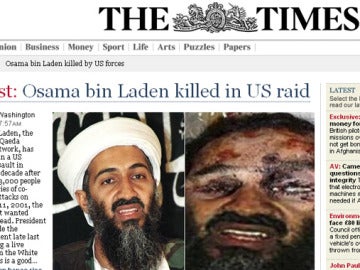 La muerte de Bin Laden en The Times