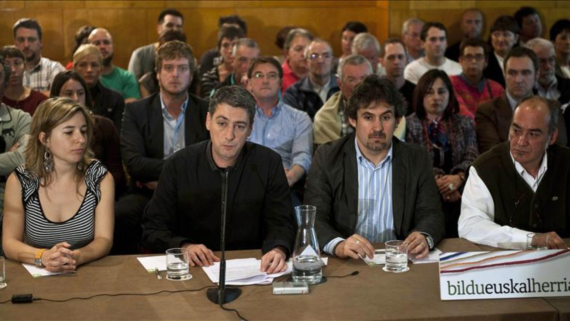 El secretario general de EA y portavoz de Bildu, Pello Urizar