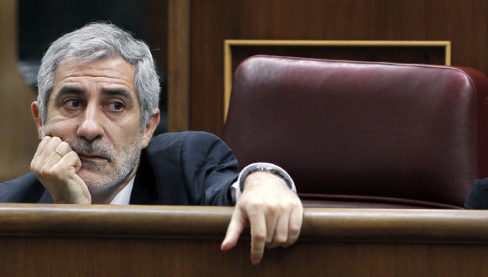 Gaspar Llamazares, en el Congreso