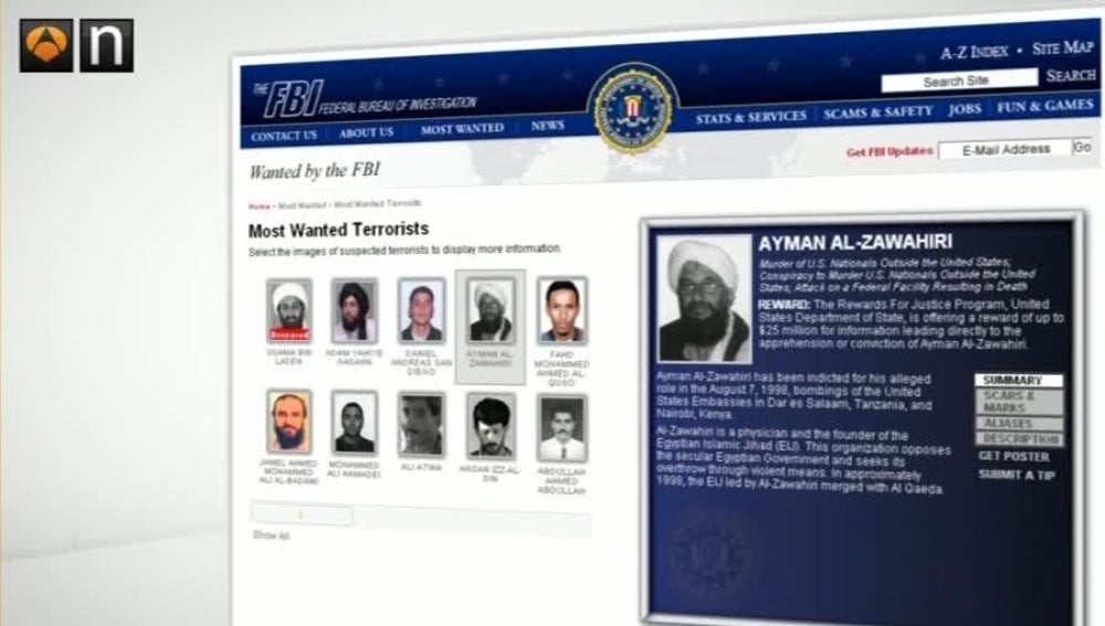 Al Zawahiri el terrorista más buscado
