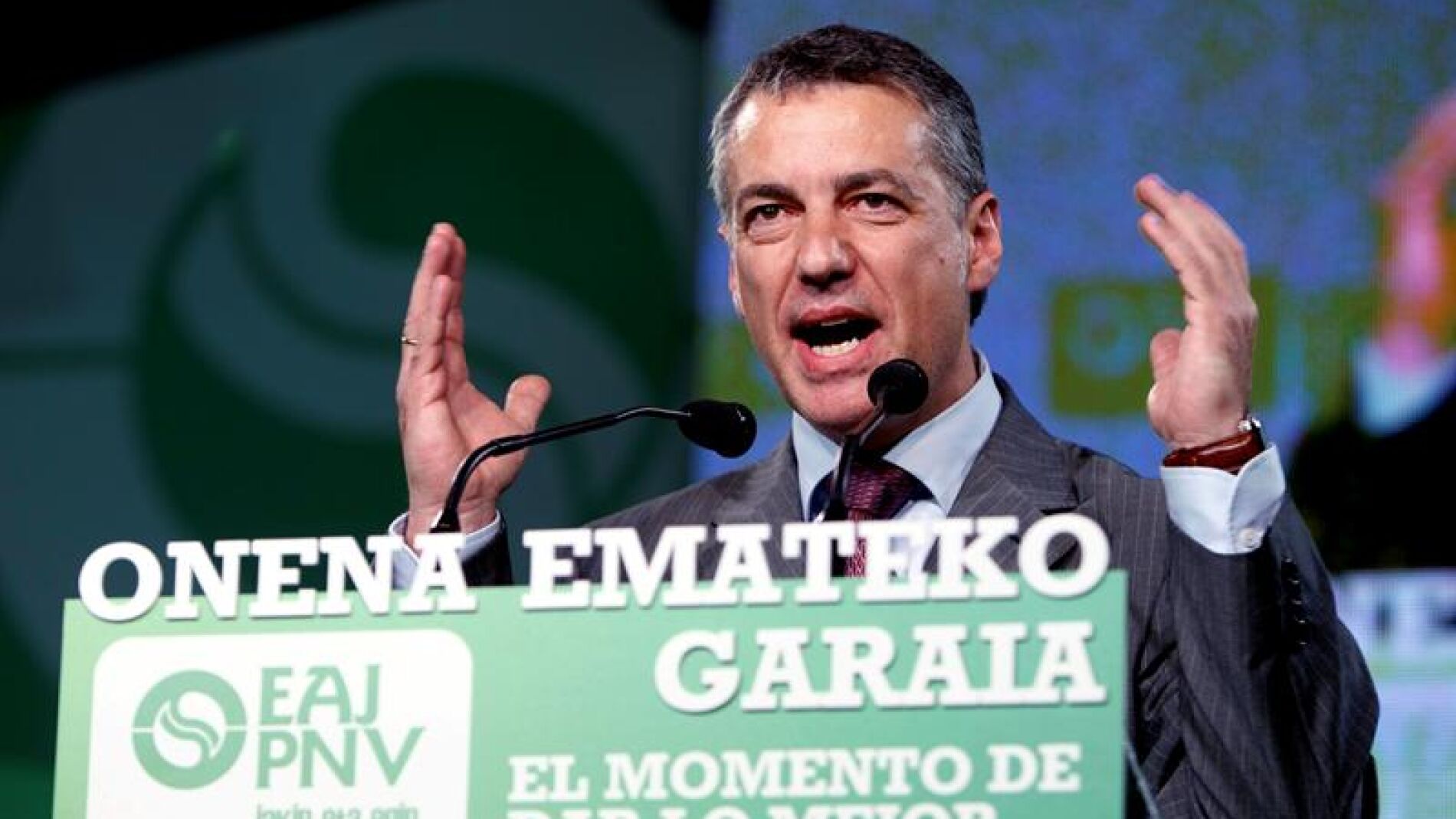 El presidente del PNV, &Iacute;&ntilde;igo Urkullu
