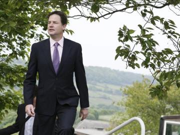El liberal Nick Clegg