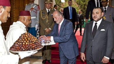 El Rey Juan Carlos se reúne con Mohamed VI