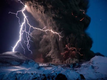 Volcán en Islandia