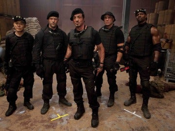 Los protagonistas de 'Los Mercenarios'