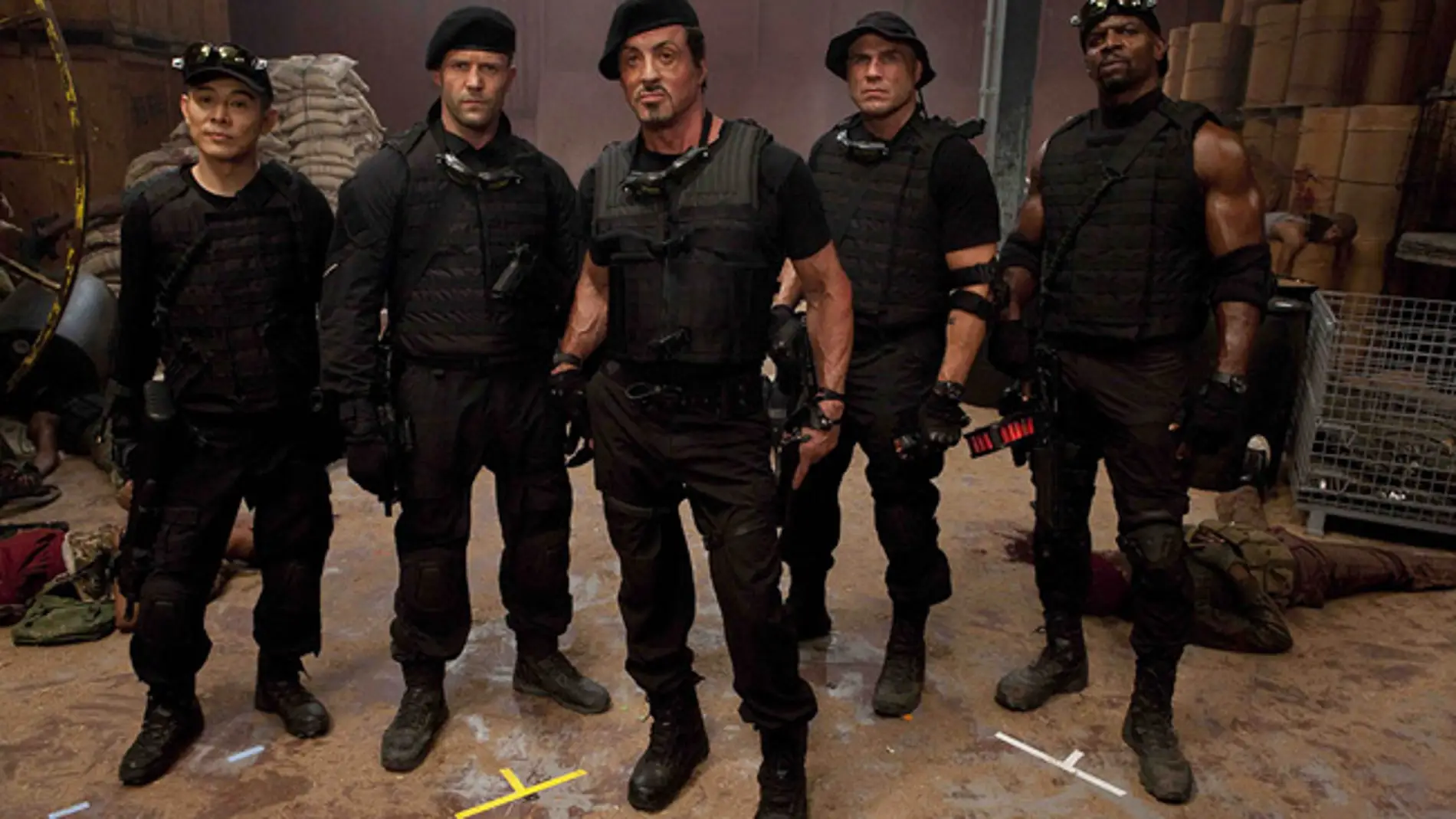 Los protagonistas de 'Los Mercenarios'