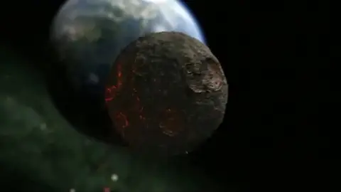 Un asteroide rozará la Tierra Un asteroide rozará la Tierra