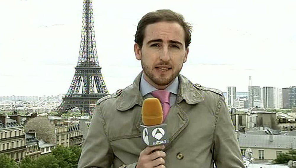 Guillermo Pascual, corresponsal de Antena 3 en París