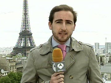 Guillermo Pascual, corresponsal de Antena 3 en París