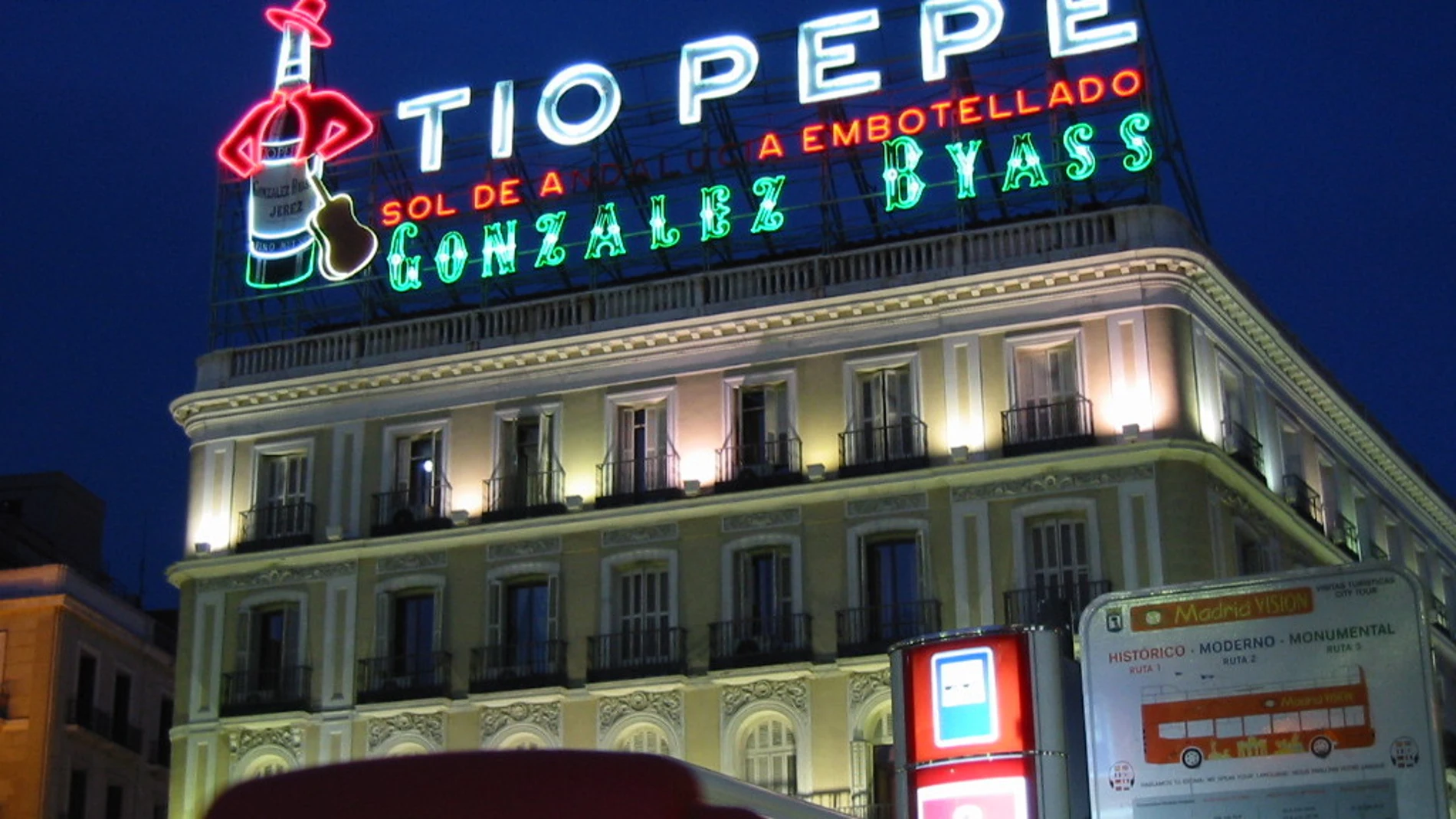 El edificio de Tío Pepe, uno de los más emblemáticos de la capital El edificio de Tío Pepe, uno de los más emblemáticos de la capital