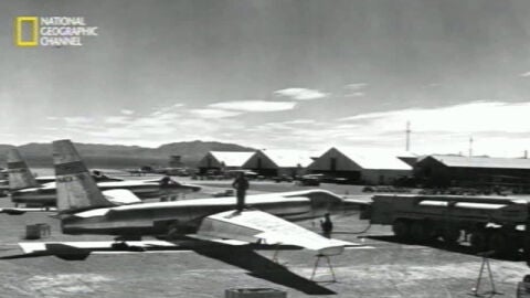 La base militar '&Aacute;rea 51', en el desierto de Nevada