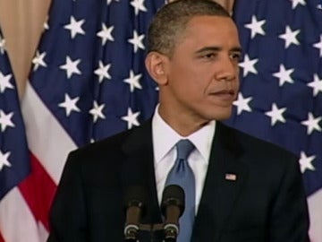 Barack Obama, durante su discurso