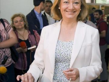 La candidata del PP a la Presidencia del Gobierno de Aragón, Luisa Fernanda Rudi