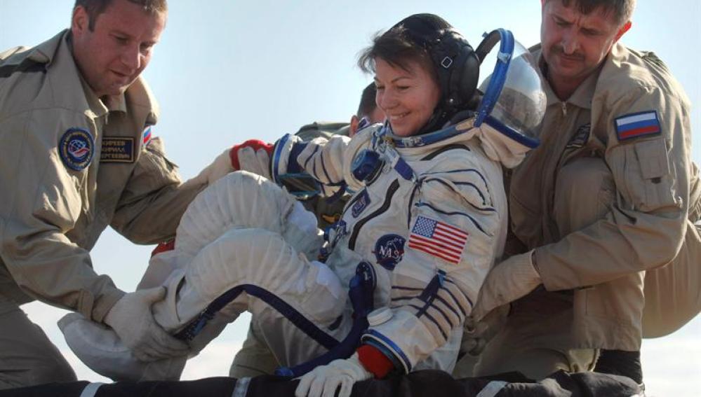 La astronauta estadounidense Catherine 'Cady' Coleman