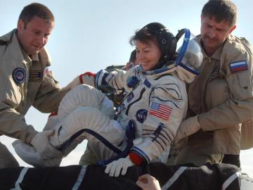 La astronauta estadounidense Catherine 'Cady' Coleman