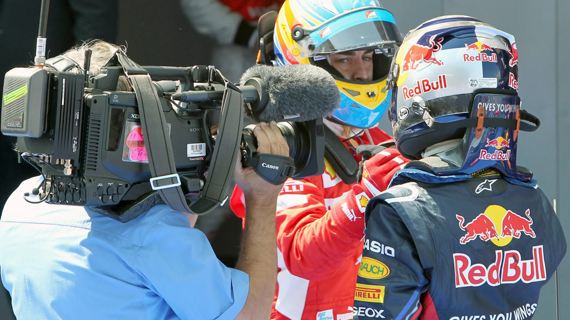 Alonso y Vettel, en el GP de Catalunya