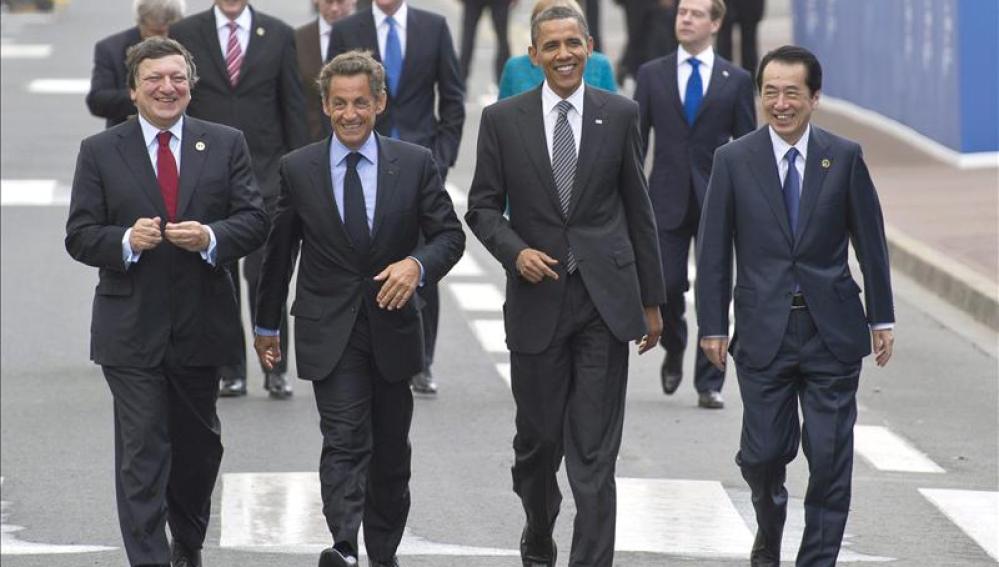 Reunión del G-8 en Francia
