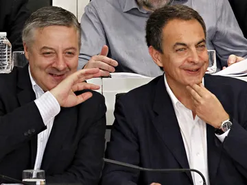 Blanco y Zapatero en el Comité Federal Blanco y Zapatero en el Comité Federal