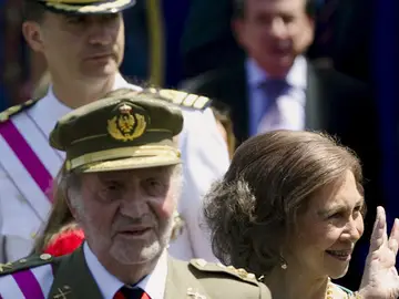 Los Reyes en el Día de las Fuerzas Armadas Los Reyes en el Día de las Fuerzas Armadas