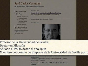 José Carlos Carmona, posible competidor de Rubalcaba