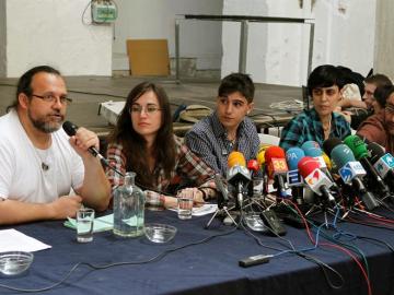 Integrantes del colectivo "Democracia Real Ya" Integrantes del colectivo "Democracia Real Ya"