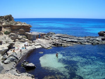 Una cala de Formentera