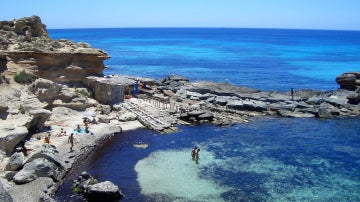 Una cala de Formentera