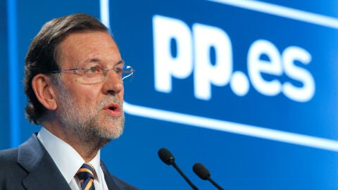 Mariano Rajoy, l&iacute;der del PP