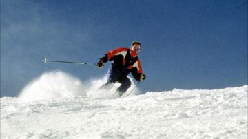 Don Juan Carlos esquiando
