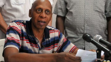 El disidente cubano, Guillermo Fariñas, en una comparecencia pública.