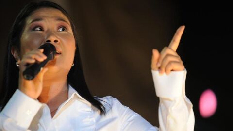 Keiko Fujimori, candidata a la presidencia de Per&uacute;