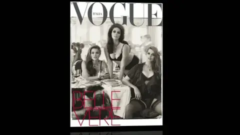 Porta de junio de la revista Vogue Porta de junio de la revista Vogue